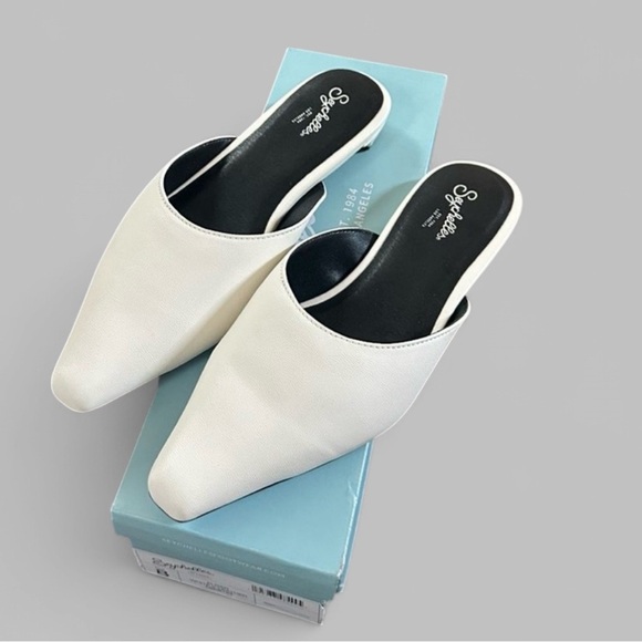 Seychelles-white Elixer Mules-size 8-Brand New Retail $129 - Picture 6 of 7